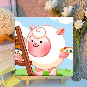 羊　油彩画 羊羊数字油画-羊羊数字油画促销价格、羊羊数字油画品牌- 淘宝