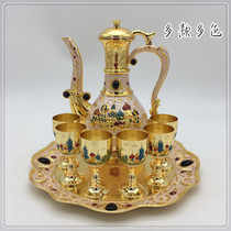 Ancient winery suit clear winemaker Home Wine Glass Spirits ancient wine High footed Cup Chinese Wind palace Wine Pot