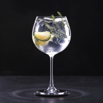  Bar Legend Golden Tonic cocktail glass Lead-free crystal high-legged wine high-legged glass big belly bartending glass