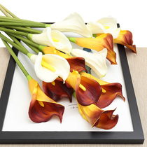 High quality large Calla Lily artificial flower fake flower living room table decoration flower real flower plastic Bouquet decoration flower