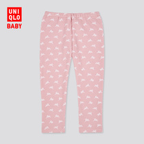 Uniqlo autumn and winter baby toddler fleece tights warm fleece (leggings outside) 429854