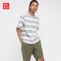 UNIQLO Mens Womens PARENT-child striped T-shirt (spring and summer short-sleeved) 437241 UNIQLO