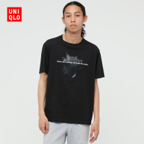  Uniqlo men and women couples Pokémon round neck printed short-sleeved UT (Pokémon T-shirt)440404