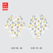 Uniqlo baby newborn PEANUTS round neck bag (long sleeve 1 piece) 442008