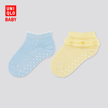 Uniqlo baby toddler socks (2 pairs of SGS baby ecological clothing) 434359 spring and summer