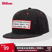 Wilson Wilson Wilson autumn and winter New wool blend vintage embroidery trend color baseball cap tennis cap