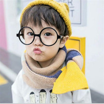 Baby childrens glasses frame non-lens round Boy Girl Cute Princess small glasses baby baby decorative mirror