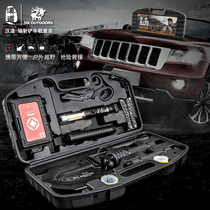 Handao multi-function vehicle sapper shovel set Outdoor vehicle shovel camping rescue rescue first aid kit toolbox