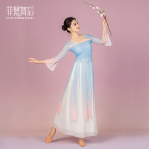 After the feat dance classical dance body rhyme Chinese modern form basic training performance elegant dance costume elegant dance costume