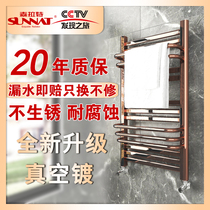 Senrat small back basket radiator central heating black steel winter wall-mounted toilet rack radiator