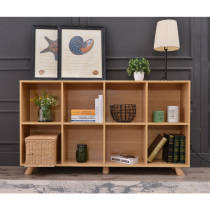 Wooden cabinet short cabinet cabinet with door floor to floor Shelf shelf living room storage cabinet TV cabinet lattice cabinet