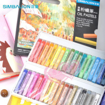 Taiwan lion chalk crayon 12 colors 24 colors 36 color lion oil painting stick children graffiti black box Academy version