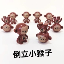 Shake-in-the-net red hominin mini tumbler Headstand Little Monkey Cartoon Cute Children Little Toy Kindergarten Gift