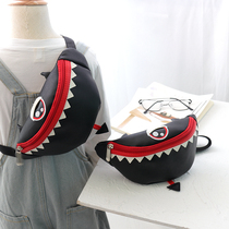 Children chest bag boys tide boy small bag handsome bag fashion small backpack monster running bag baby shoulder bag