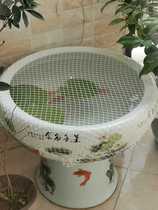 Round fish tank net anti-jump cover Fish tank anti-jump anti-cat catch net cover anti-fish tank net Glass fish tank net cover net