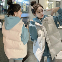 Autumn and winter New Korean version of pregnant womens vest cotton suit fashion plus velvet sweater gray leggings tide mother three-piece set
