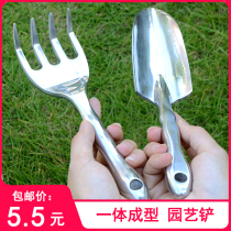 Small shovel pine soil harrowing seed flower tool suit Multi-meat potted home Flowers Outdoor Dug Shovel Gardening Iron Shovel