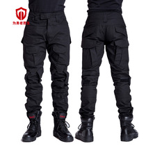 Outdoor casual straight slim wear-resistant small foot pants tactical overalls pants spring and summer tactical pants mens training pants
