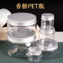 Fragrant Daug Powder powder Powder Bottle PET Transparent Plastic Bottle Wide Mouth Bottle Aluminum Lid No Taint Tea Leaf Jars Beekeeping Box