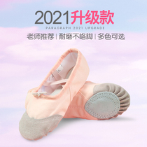 Childrens dance shoes Womens summer soft-soled practice shoes Girls ballet shoes Cat claw body shoes Mens Chinese dance shoes