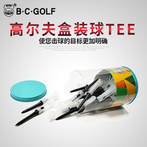 BCGOLF golf ball TEE tee with plastic long ball TEE resistant golf transparent ball nail