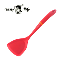 Daddy non-stick pan silicone spatula household kitchen stir-fry shovel kitchenware does not hurt the pot to strengthen the stainless steel core anti-scalding