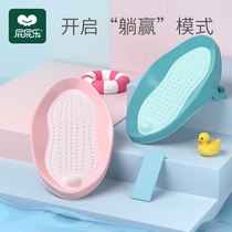 Baby bath net bag newborn bath net bath mat baby bathtub non-slip mat can sit and lie down with Bath bracket Universal