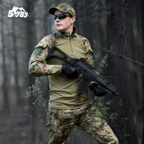 51783 Python camouflage suit suit men slim special forces frog suit outdoor field training uniform military fan suit