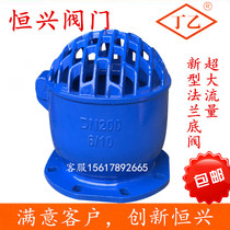 H42X-10 16 New bottom valve water pump suction cast iron flanged bottom valve DN50 80 100 150 200