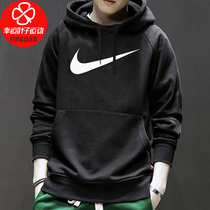 NIKE NIKE black sweater men 2021 autumn new Sportswear hooded running long sleeve jumper CZ2426