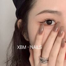 Small Treasure Mother Giant White Ice Overdraft Grey Curry-European and American Fake Nail Sheet Finished to wear phototherapy medecal patch