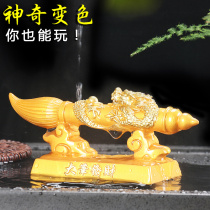 Tea Pets Fittings Chromatography Tea Play Sholongwen Room Tea Table Decoration Size Gold Yuanbao Tea Pets