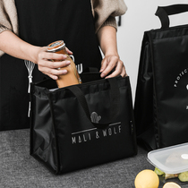 Bento bag Handbag lunch box bag Large bento bag Insulated rice Waterproof and oil proof large capacity with rice lunch box bag