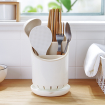 Usiju detachable plastic drain chopstick holder Household chopstick cage Kitchen tableware storage rack Chopstick tube chopstick basket