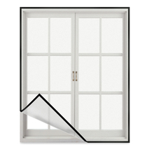 Custom window screen self-adhesive anti-mosquito invisible screen Velcro home non-perforated zipper screen simple insect-proof curtain