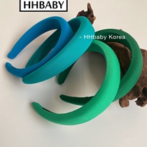 (HHBABY)Korean chic feels soft~super good-looking retro and fashionable~simple sponge hair band female