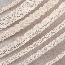 Lace cotton lace hemp rope rope hand-woven clothes diy material hand embroidery accessories fabric decoration