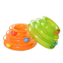 LOVE PETS cat toys Super Play plate three layer play turntable cat catch ball cat catch plate catch plate