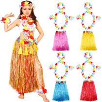 Summer eco-friendly seaweed dance skirt Hawaiian grass skirt adult suit dance female performance costume props party