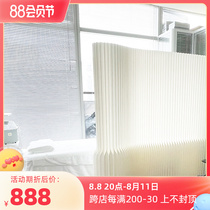 18 paper folding screen partition office living room separate clothing storebackground wall background wall household Japanese curve