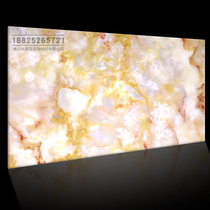 New transparent stone transmission Board Super book acrylic artificial imitation cloud stone lamp plate ceiling ceiling aisle resin board