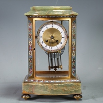 The Western Antiques of the Royal Lion Castle in the 19th-century cloisonne mechanical clock made by the famous French watchmaker