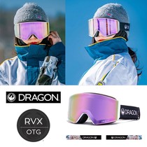 Send lenses]2021DRAGON Korean ski goggles for men and women show face small Asian clothing pants clothing RVX pants