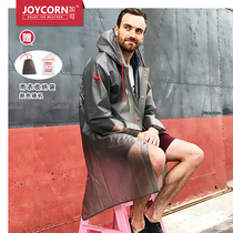 joycorn plus raincoat mens fashion transparent long full body rainstorm protection adult poncho electric car