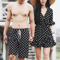 Couple swimsuit female Conservative bikini three-piece cover belly slim hot spring resort beach set 2021 New