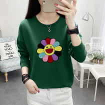 Pregnant womens tops spring and autumn short spring wear thin base shirt Spring t-shirt womens loose spring