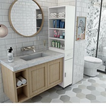 Custom toilet floor-to-ceiling locker bathroom corner cabinet narrow cabinet toilet side cabinet side cabinet wall corner seam cabinet