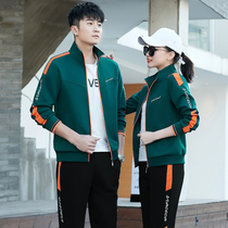 Spring lovers sports suit 2021 new necropolis Youth casual clothing Three sets of cotton men and women sportswear suit