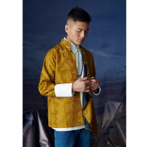 Mens spring summer jacket Tibetan Tibetan clothing mens clothing short ethnic style