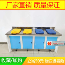Hospital 304 stainless steel cabinet classification trash can hospital disposal room bin cabinet Ward dirt disposal table